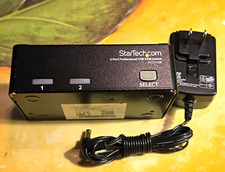 StarTech.com SV231USB 2-Port USB VGA KVM Switch Box Powered Black 1:2 picture