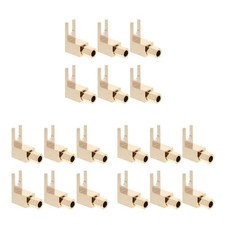 Durable Gold Copper Y Spade Fork Connector for Vintage Amplifier Audio System picture