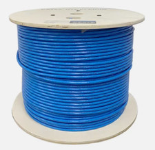 Brand New Blue CAT6A 10G 23AWG 1000ft UTP Bulk Ethernet Cable picture
