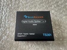 Digital Optical Audio Splitter 1x3 (Active Toslink Splitter 1 in 3 Out, SPDIF.. picture