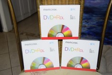 3 x New & Sealed Memorex DVD+R DL Dual Layer 5 Pack 8x 8.5 GB 240 min picture