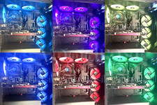 🔥3-PACK CyberPower LevelPlay Gaming ARGB Fan 120mm Ultra Quiet PC Case Fan 4pin picture