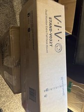 VIVO Dual Monitor Stand Up Desk Mount Extra Tall 39 inch Pole Fully Adjustabl... picture