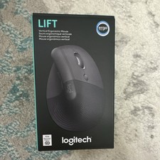 Logitech Lift Wireless Ergonomic Vertical Mouse, Optical, 4000 DPI, Black picture