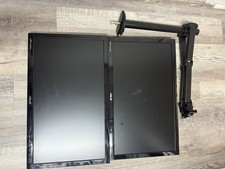 2 ASUS VS239H-P 23-inch IPS LCD Monitors Plus Arm Mount. picture