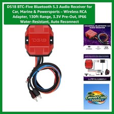 Advanced Bluetooth 5.3 Receiver with RCA Pre-Out: Perfect for Powersports & More picture