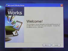 Microsoft Works 8.5 PC CD-ROM 2005 productivity software for Windows XP/Vista picture