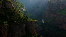 Landscape mountains plants environment Custom Gaming Mat Desk picture