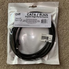 QVS CAT6 / RJ45 Ethernet LAN Patch Cord - 7 Feet picture