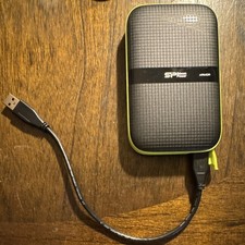 Silicon Power Armor A60 4TB External Drive USB-A Portable Hard Drive Black/Green picture