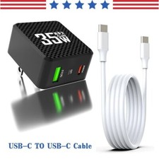 35W GaN Fast Charger Adapter USB C to C Charging Cable For iPhone 15 For Samsung picture