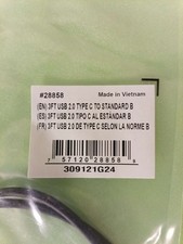 C2G 3ft USB 2.0 Type C to Standard B Printer Cable Scanner Cord 28858 picture