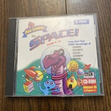 Fun School In Space Cd-Rom Vintage Learning Ages 7-10 Grammar Arithmetic  picture