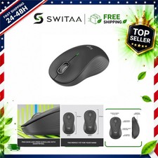 Logitech Signature M550 L Wireless Bluetooth Mouse Full Size Silent Clicks picture