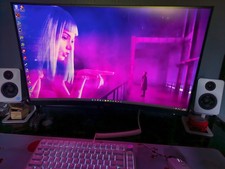 32 Inch Curved Gaming Monitor 2K QHD 180Hz VA 0.5ms HDR, CQ32G4VE 32