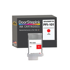 DoorStepInk Compatible Ink Cartridges For Canon PFI-101 Red 130ml-USA picture