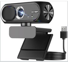 Trausi 1080p HD Webcam with Microphone and Noise Cancellation Privacy Cover picture
