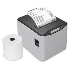 Thermal Receipt Printer, 80mm Desktop POS Receipt Printer, USB LAN Connection, U picture