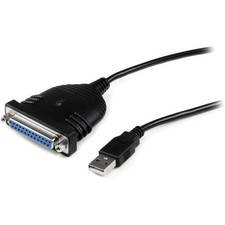 StarTech 6ft USB to DB25 Parallel Printer Adapter Cable - M/F picture