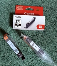 (2) Genuine CANON PIXMA CLI-271XL & CLI-271 BLACK Ink & (1 ) Generic CLI-271XL picture