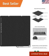 Upgraded Kobra S1 Double Sided PEI Build Plate, 3D Printer Black Textured PEI... picture