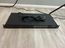 Intellinet 560993 16-Port Gigabit Ethernet PoE+ Switch with Power Cables picture