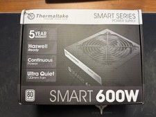Thermaltake SMART 600W ATX 12V V2.3EPS 80 Plus Certified Active PFC Power Supply picture