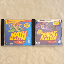 Davidson Math Blaster Ages 6-9 + Reading Blaster Ages 9-12 CD-ROM  picture