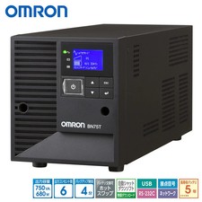 Omron Social Solutions UPS Line Interactive 750VA 680W Desktop BN75T Japan picture