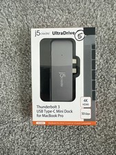 j5 create UltraDrive Thunderbolt 3 USB Type-C Mini Dock for MacBook Pro -JCD382 picture
