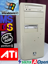 RESTORED Windows 98 / DOS Vintage Retro Classic Gaming PC ISA AGP PII picture