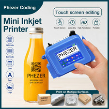 28 Languages12.7mm PC13plus Portable Mini Inkjet  Printer  QR Bar Batch Code Dat picture