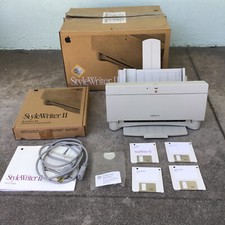 Vtg Apple Style-Writer 2 II Printer w/ Power Cord, Original Box Manual Disk 1993 picture