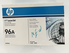 GENUINE HP 96A C4096A LaserJet Print Cartridge NEW SEALED Model 2100 2200 Black picture