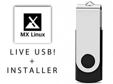 MX Linux Bootable USB Installer or Live System 8gb drive. Try this modern OS picture