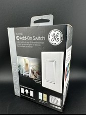 GE 3-Way Smart EZ ADD-ON Switch White/Almond Rocker 15A Bluetooth Zigbee Z-Wave  picture