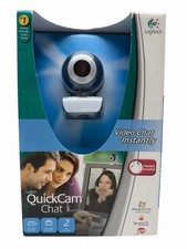 Logitech QuickCam Chat USB Webcam w/ Headset New Open Box Windows XP Vista PC picture