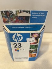 Genuine NEW HP 23 Tri-Color Ink Cartridge Sealed Box OEM DeskJet picture