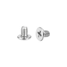 M2 x 4mm Laptop Computer Screws 3.8mm Dia Phillips Head Screw Silver Tone 100pcs picture