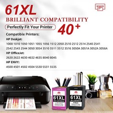 Multi-Pack Ink Cartridge For HP 60XL 61XL 62XL 63XL 64XL 65XL 67XL Printer Lot picture
