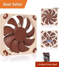 Efficient 4-Pin PWM 92mm Fan - Superior Quiet Performance in Brown Design picture