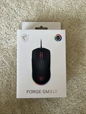 MSI FORGE GM310 Wired Optical Gaming Mouse, RGB LED, 20 Million Clicks picture