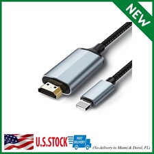 Lightning to HDMI Adapter, HDMI Cable for Iphone to TV Compatible with Iphone14, picture