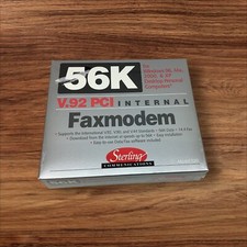 56K MODEM Internal Faxmodem V.92 PCI Sterling Communications Model S20 picture