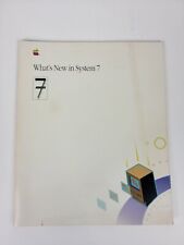 Vtg 1991 Apple Computer Mac Macintosh Whats New In System 7 OS Program Manual picture