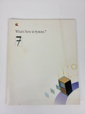 Vtg 1991 Apple Computer Mac Macintosh Whats New In System 7 OS Program Manual picture