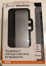 MacBook Pro Mini Dock Thunderbolt 3 USB Type-C  j5 create UltraDrive JCD382 picture