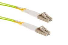 LC-LC Multimode Duplex 50/125 Fiber Patch Cable, OM5, 2M - Lifetime Warranty picture
