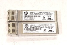 Lot of 2 HP X130 10GB SFP+ LC SR Transceiver Module P/N: FTLX8571D3BCL-HZ JD092B picture
