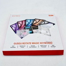 Gusgu 13 In Rotate Magic Keyboard Case With Multi-Touch Trackpad - Purple picture